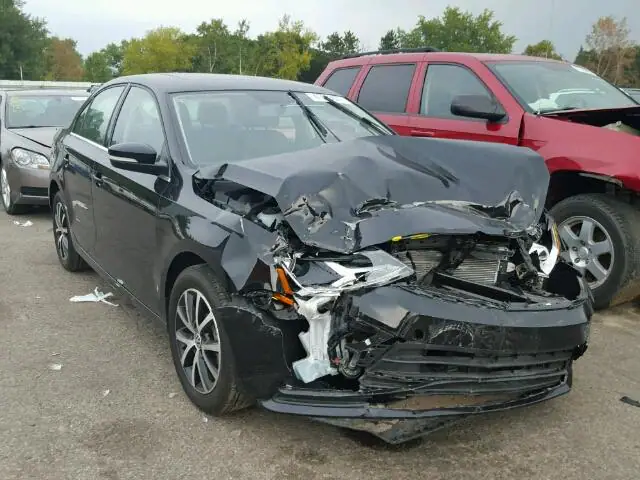 3VWB67AJ6HM248122 — 2017 Volkswagen Jetta, Передняя часть (Front End), фото до ремонта